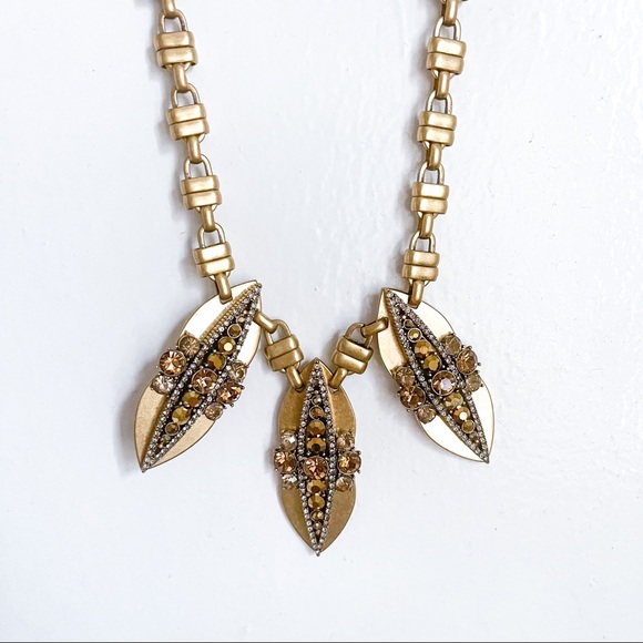 J.CREW Bejeweled and Gold Statement Necklace - Picture 3 of 4